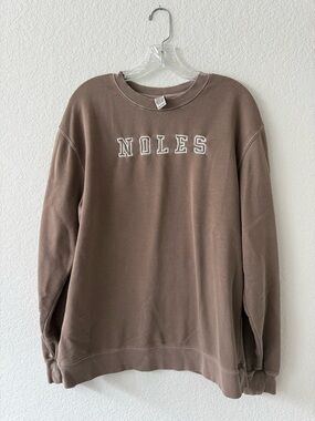 Noles Brown Crewneck Sweatshirt